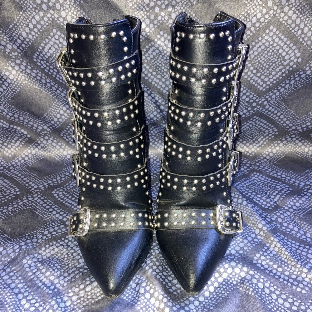 Buckle booties/ ankle boots
